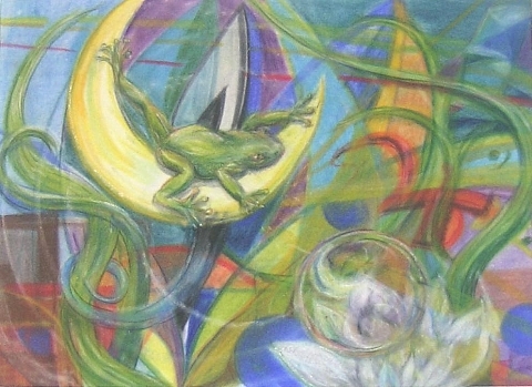 KATTIE - Mondfrosch - 1991 - Pastell